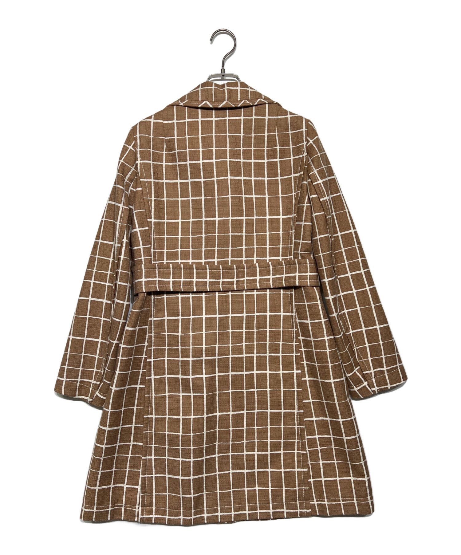 中古・古着通販】MARNI (マルニ) チェックコート ベージュ サイズ:S｜ブランド・古着通販 トレファク公式【TREFAC  FASHION】スマホサイト