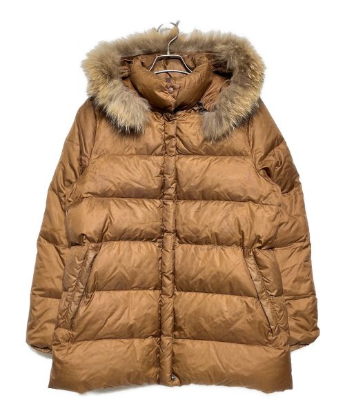 中古・古着通販】MONCLER (モンクレール) VALENTINE ダウンジャケット ブラウン｜ブランド・古着通販 トレファク公式【TREFAC  FASHION】スマホサイト