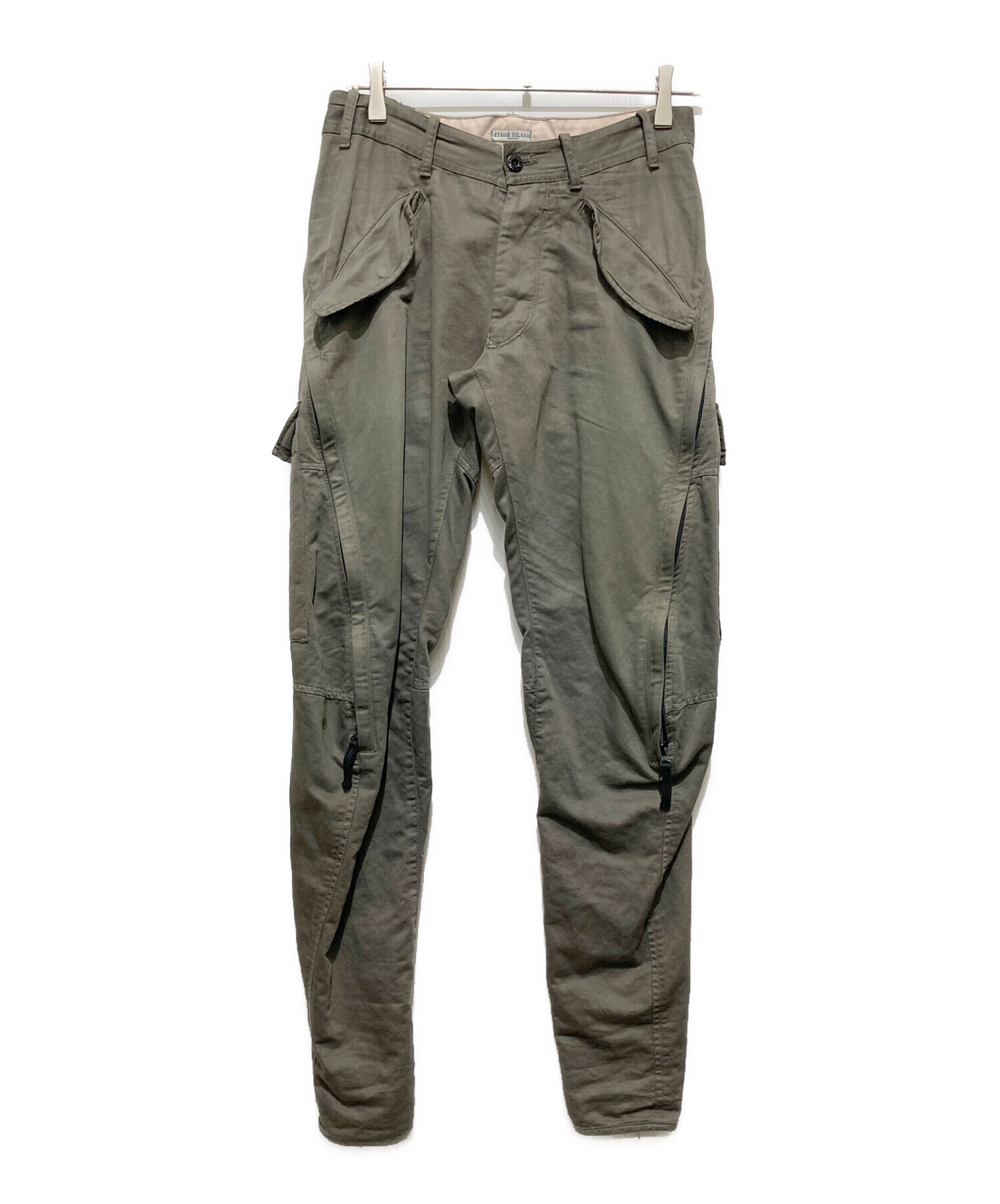 中古・古着通販】STONE ISLAND (ストーンアイランド) 07SS PARACHUTE CARGO PANTS カーキ  サイズ:44｜ブランド・古着通販 トレファク公式【TREFAC FASHION】スマホサイト