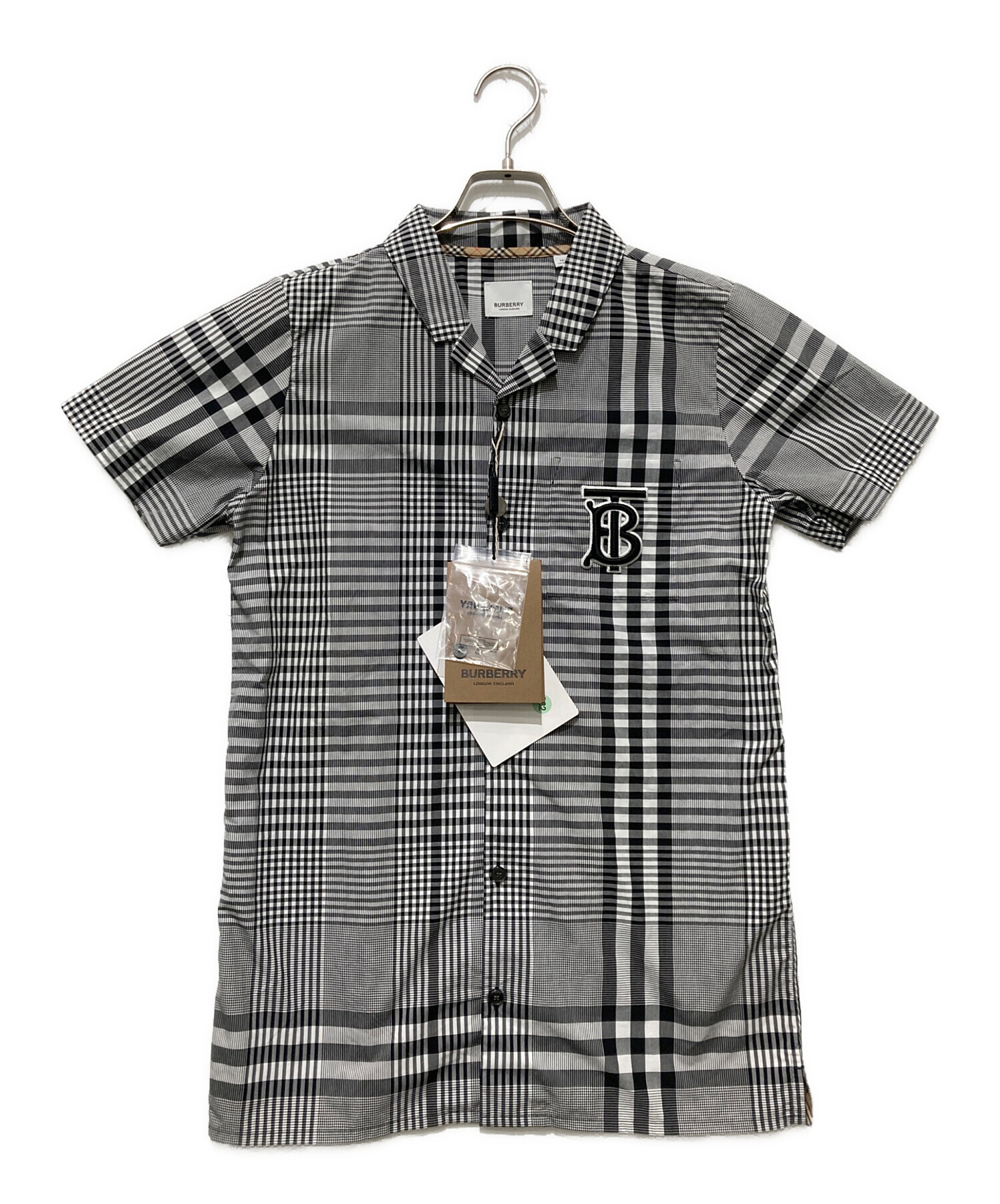 中古・古着通販】BURBERRY (バーバリー) ノヴァチェックオープンカラーシャツ グレー サイズ:14(152～157cm)｜ブランド・古着通販  トレファク公式【TREFAC FASHION】スマホサイト