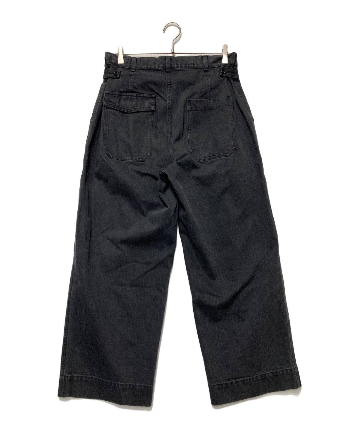 A.PRESSE (アプレッセ) USAF Hemmed Bottoms Pants ブラック サイズ:1