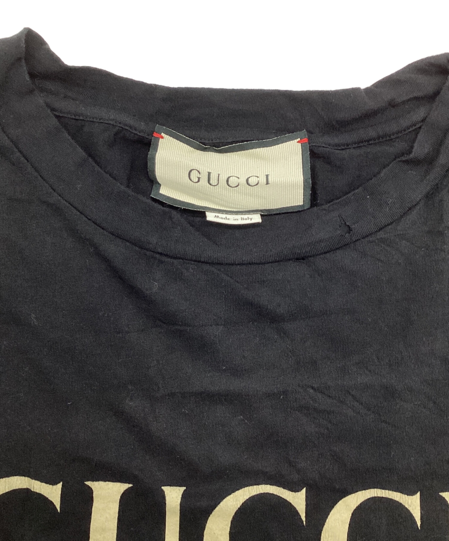 中古・古着通販】GUCCI (グッチ) Tシャツ ブラック サイズ:XS｜ブランド・古着通販 トレファク公式【TREFAC FASHION】スマホサイト