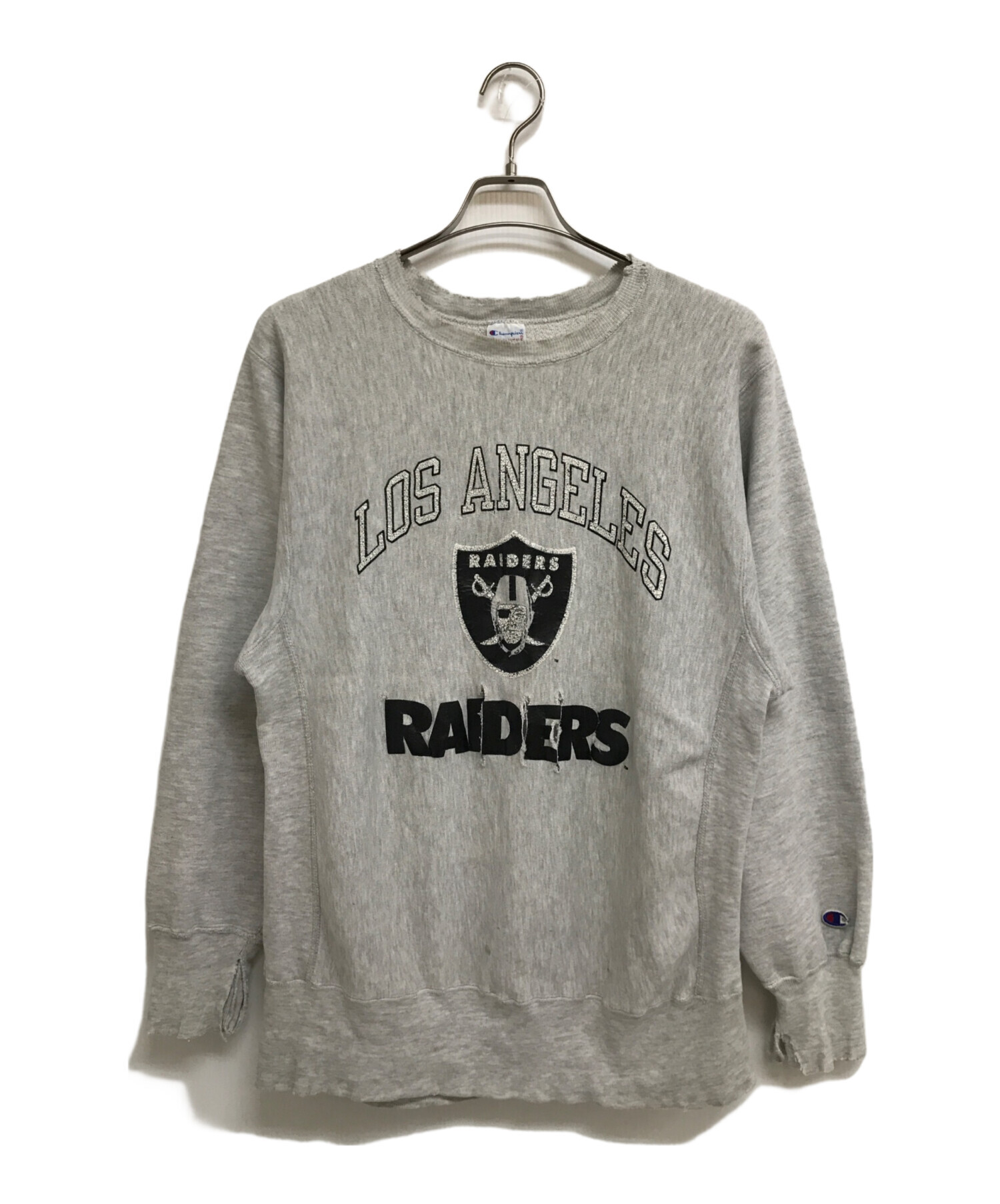 90s Champion Raiders Reverse good Weave Crewneck