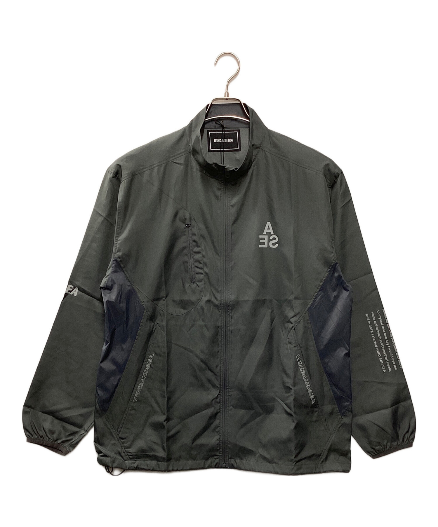 中古・古着通販】WIND AND SEA (ウィンド アンド シー) WDS A32 Reflection Thin Truck Jacket グレー  サイズ:M｜ブランド・古着通販 トレファク公式【TREFAC FASHION】スマホサイト