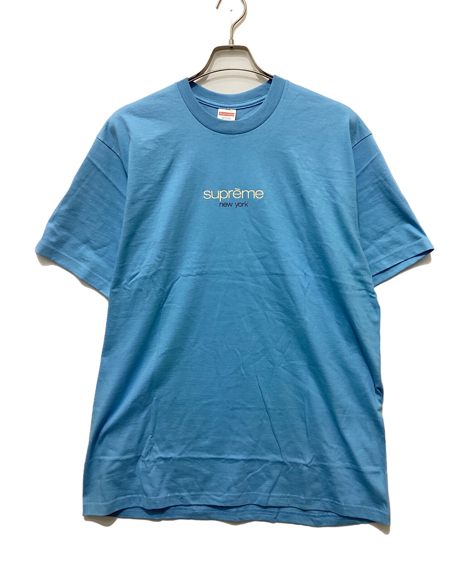 SUPREME (シュプリーム) 22SS Classic Logo Tee ブルー サイズ:L