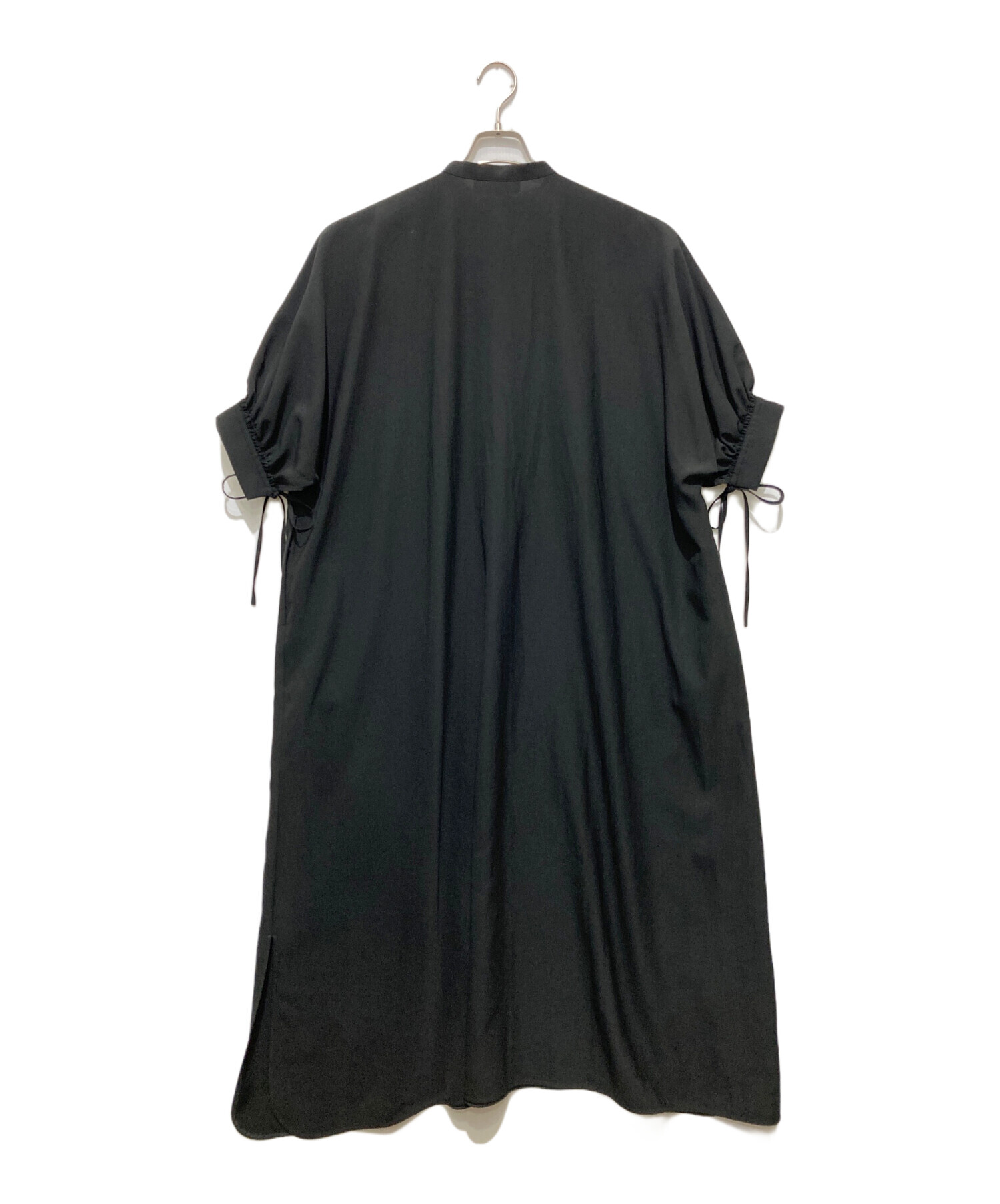 中古・古着通販】ENFOLD (エンフォルド) Twill BIG シルエットDRESS ブラック サイズ:38｜ブランド・古着通販  トレファク公式【TREFAC FASHION】スマホサイト