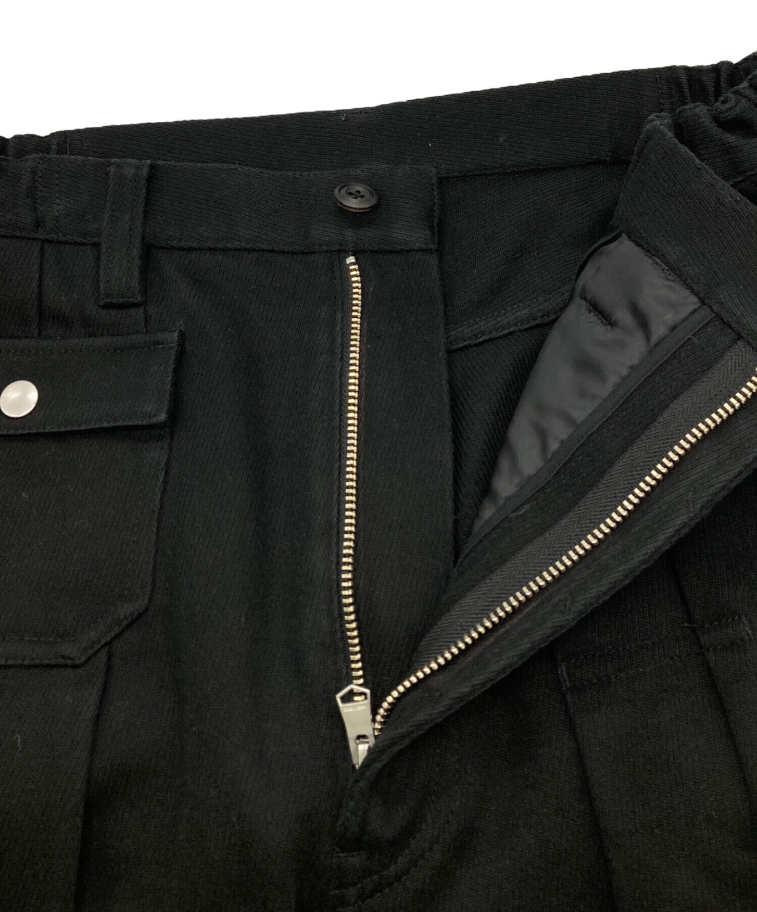 中古・古着通販】EESETT&Co (イーセットアンドコー) primary trousers ブラック サイズ:30｜ブランド・古着通販  トレファク公式【TREFAC FASHION】スマホサイト