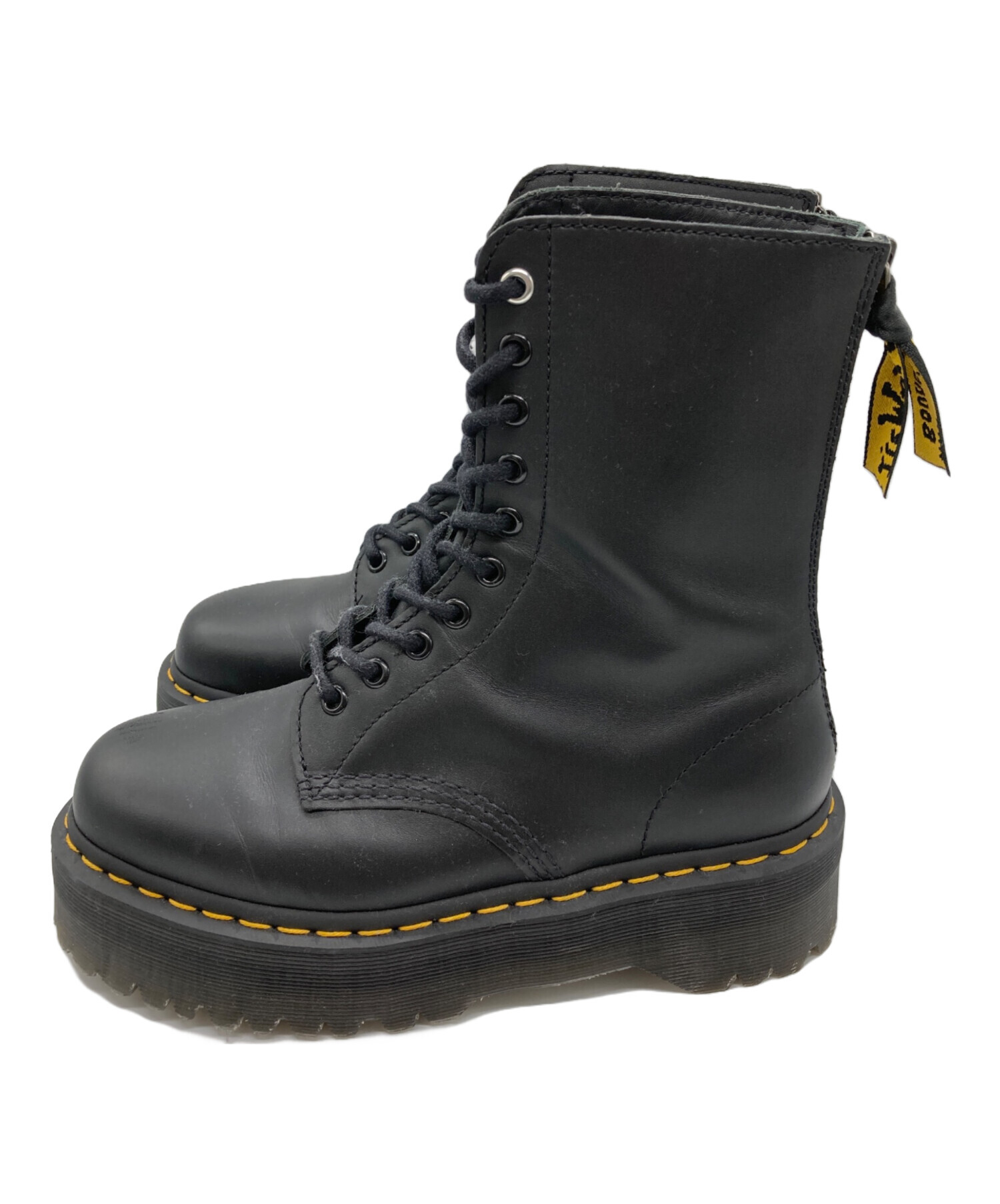 中古・古着通販】Dr.Martens (ドクターマーチン) Y's (ワイズ) 10アイホールブーツ ブラック サイズ:UK6｜ブランド・古着通販  トレファク公式【TREFAC FASHION】スマホサイト