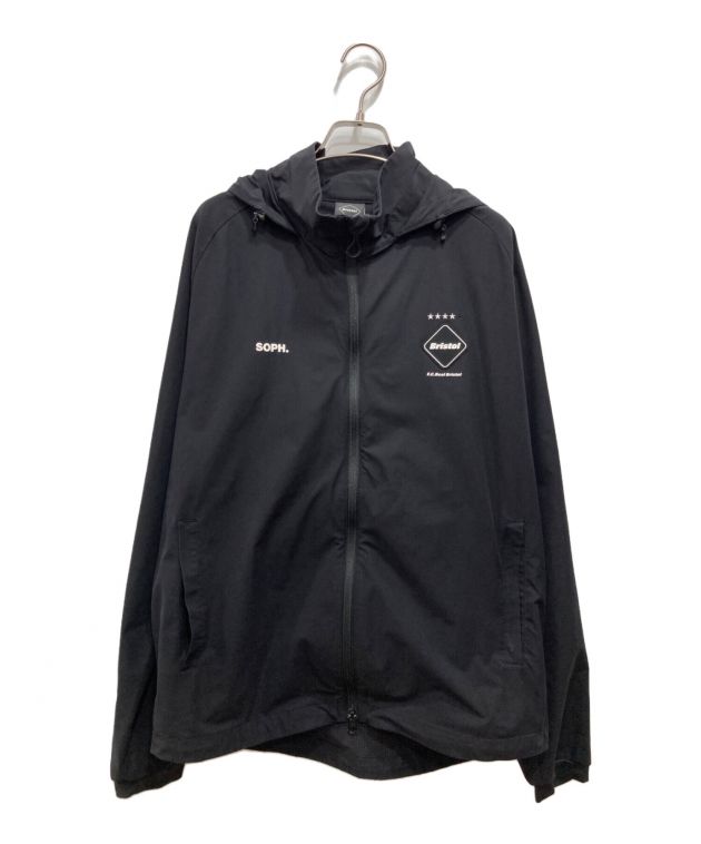 中古・古着通販】F.C.R.B. (エフシーアールビー) STRETCH LIGHT WEIGHT HOODED BLOUSON （ストレッチライトウェイトフーデットブルゾン） ブラック サイズ:L｜ブランド・古着通販 トレファク公式【TREFAC FASHION】スマホサイト