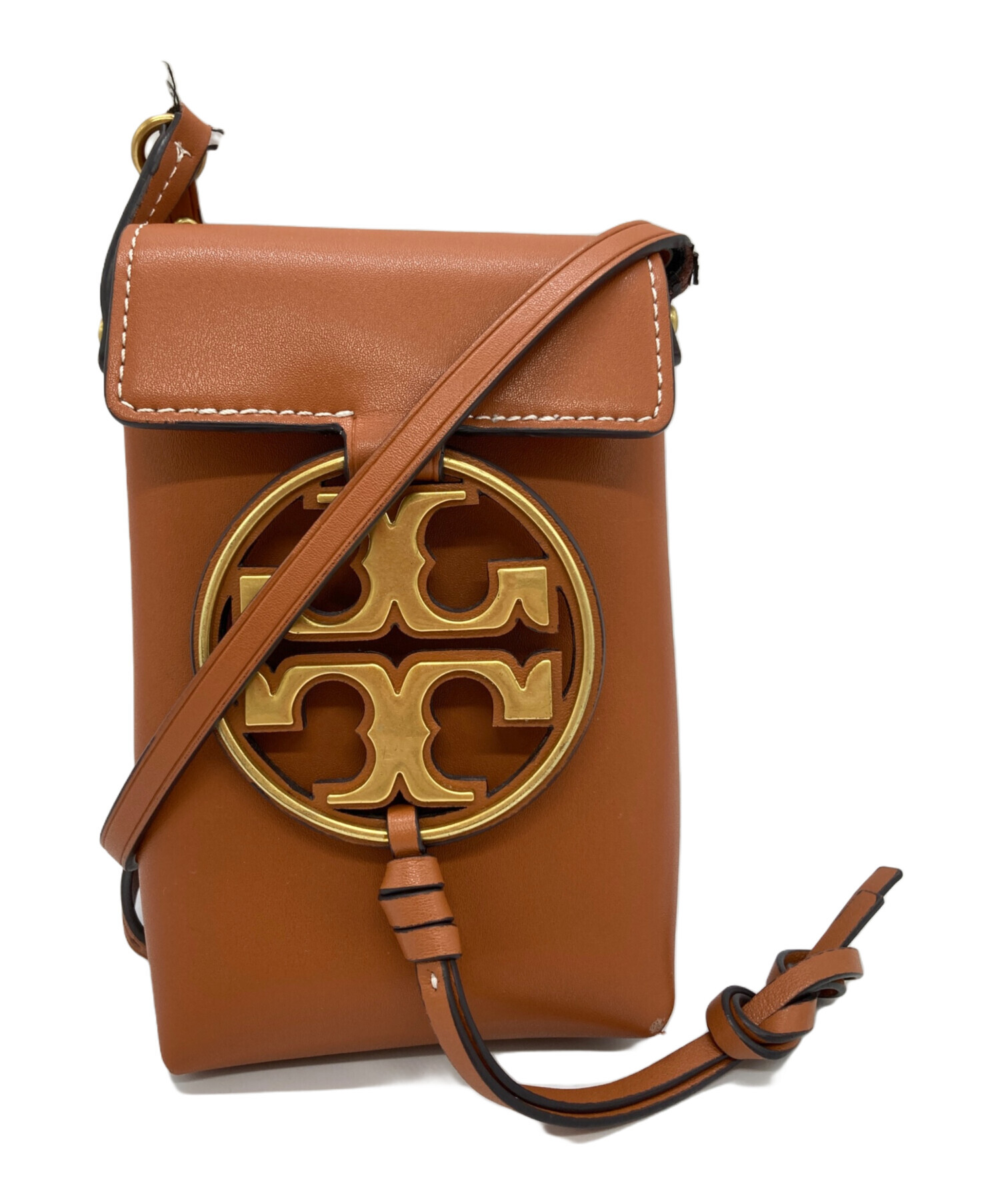 中古・古着通販】TORY BURCH (トリーバーチ) MILLER PHONE CROSSBODY/ミラーフォンクロスボディー/スマホケースバッグ  ブラウン｜ブランド・古着通販 トレファク公式【TREFAC FASHION】スマホサイト