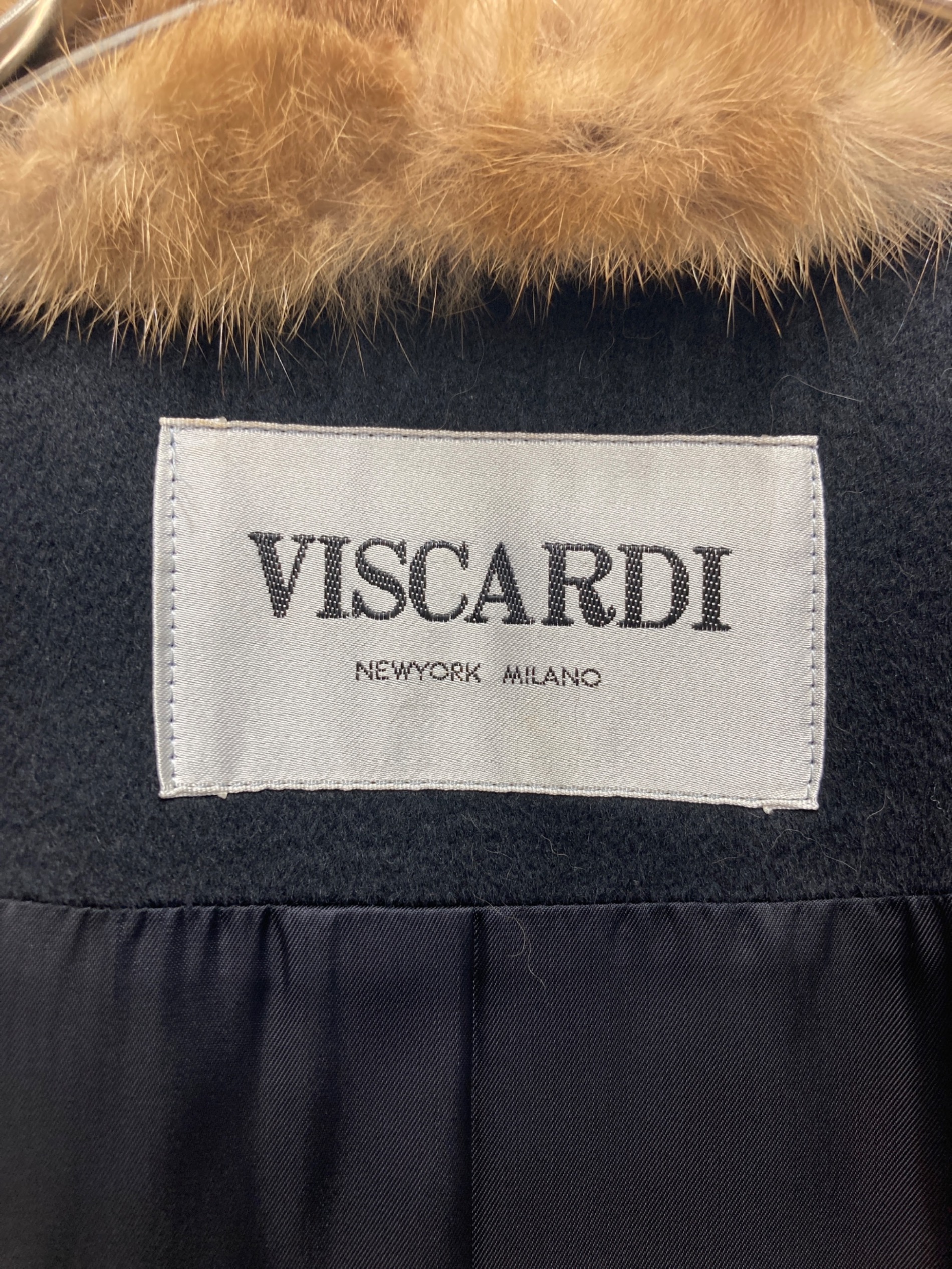 VISCARDI (ビスカルディ) ロシアンセーブルカシミヤファーコート ブラック サイズ:Free