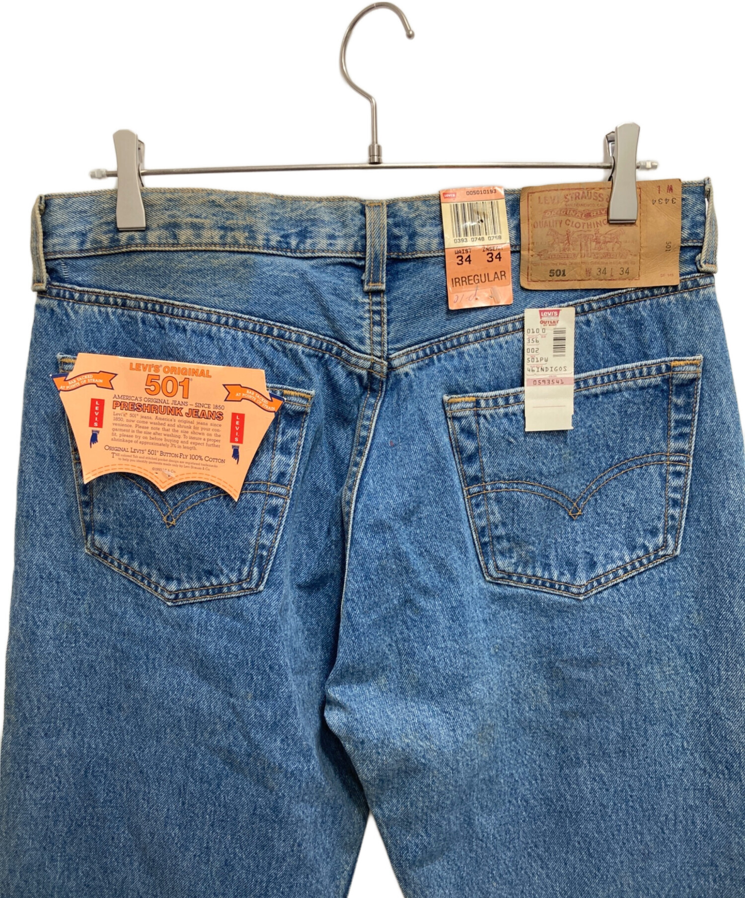 中古・古着通販】LEVI'S (リーバイス) 90'Sデニムパンツ インディゴ サイズ:34×34｜ブランド・古着通販 トレファク公式【TREFAC  FASHION】スマホサイト