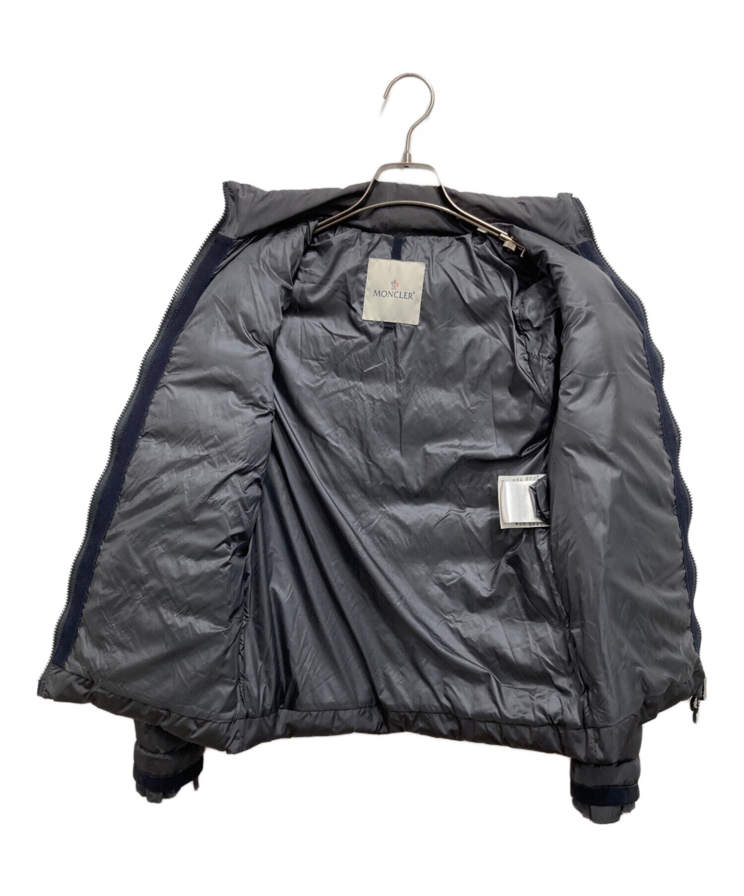 MONCLER (モンクレール) sacai (サカイ) SERICA 袖フリルダウンジャケット グレー サイズ:S