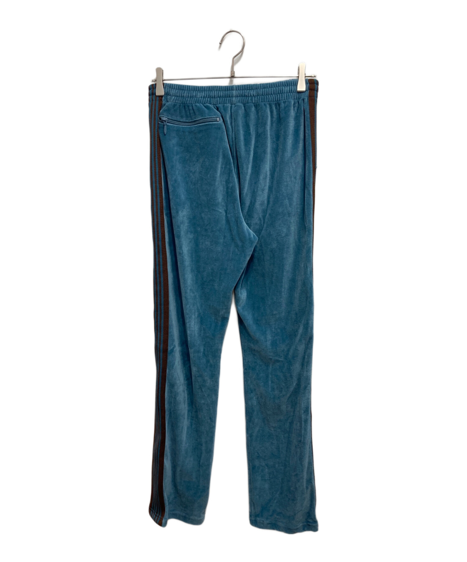 中古・古着通販】Needles (ニードルズ) ベロア ナロー トラックパンツ Narrow Track Pant ブルー サイズ:XS｜ブランド・古着通販  トレファク公式【TREFAC FASHION】スマホサイト