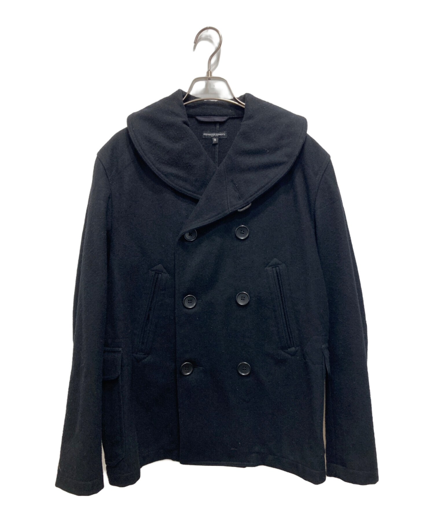 中古・古着通販】Engineered Garments (エンジニアド ガーメンツ) Pea Coat／Pコート ブラック  サイズ:S｜ブランド・古着通販 トレファク公式【TREFAC FASHION】スマホサイト