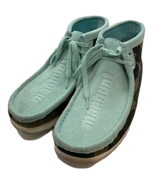 中古・古着通販】A BATHING APE (アベイシングエイプ) CLARKS (クラークス) ワラビーブーツ スカイブルー  サイズ:26.5｜ブランド・古着通販 トレファク公式【TREFAC FASHION】スマホサイト