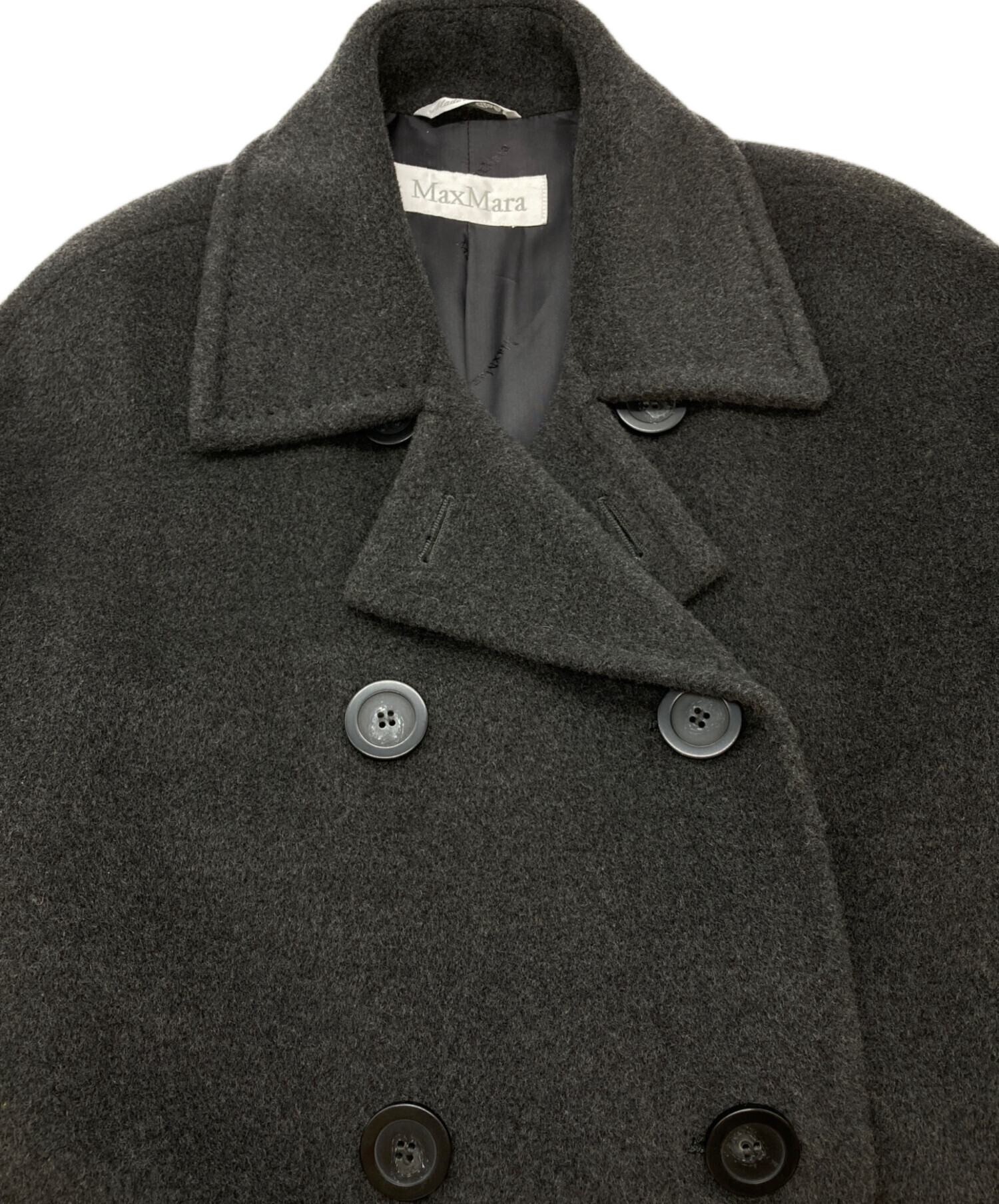 中古・古着通販】MaxMara (マックスマーラ) カシミヤブレンドウールコート グレー サイズ:42｜ブランド・古着通販  トレファク公式【TREFAC FASHION】スマホサイト