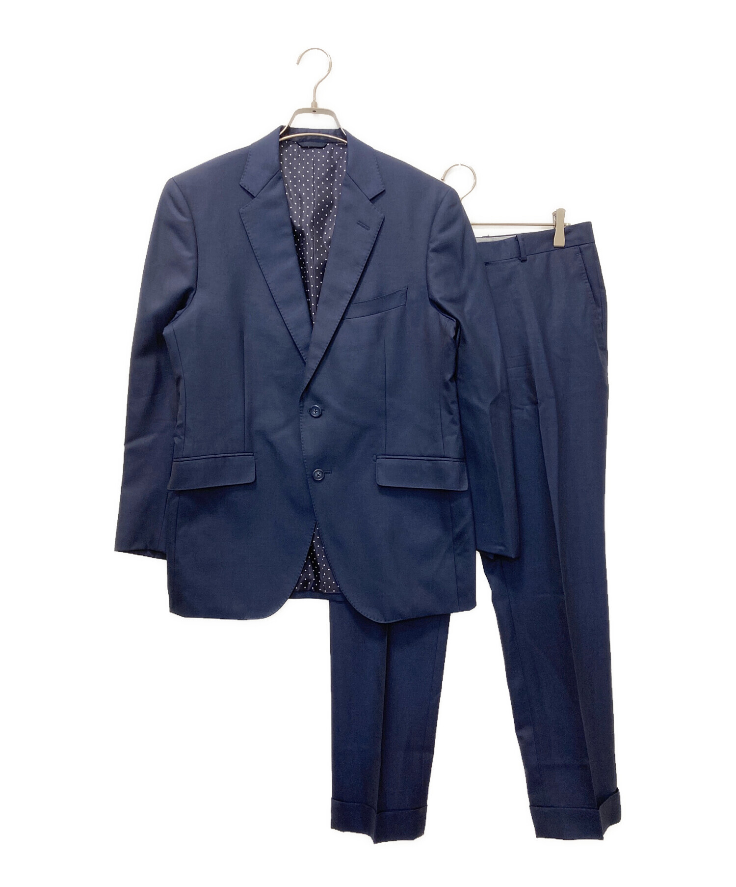 JET CRUISE azabu tailor (ジェットクルーズ 麻布テーラー) セットアップスーツ ネイビー サイズ:SIZE 48