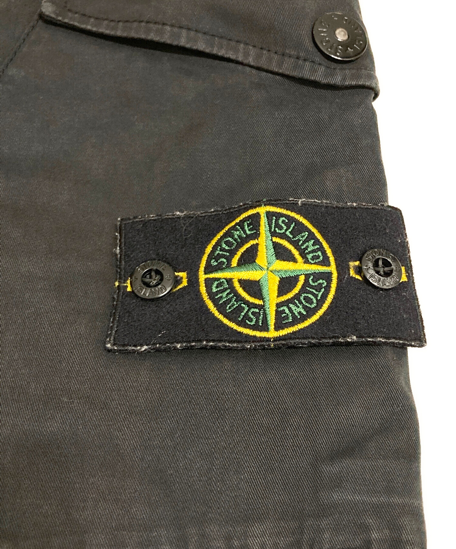 中古・古着通販】STONE ISLAND (ストーンアイランド) カーゴパンツ ブラック サイズ:W30｜ブランド・古着通販  トレファク公式【TREFAC FASHION】スマホサイト