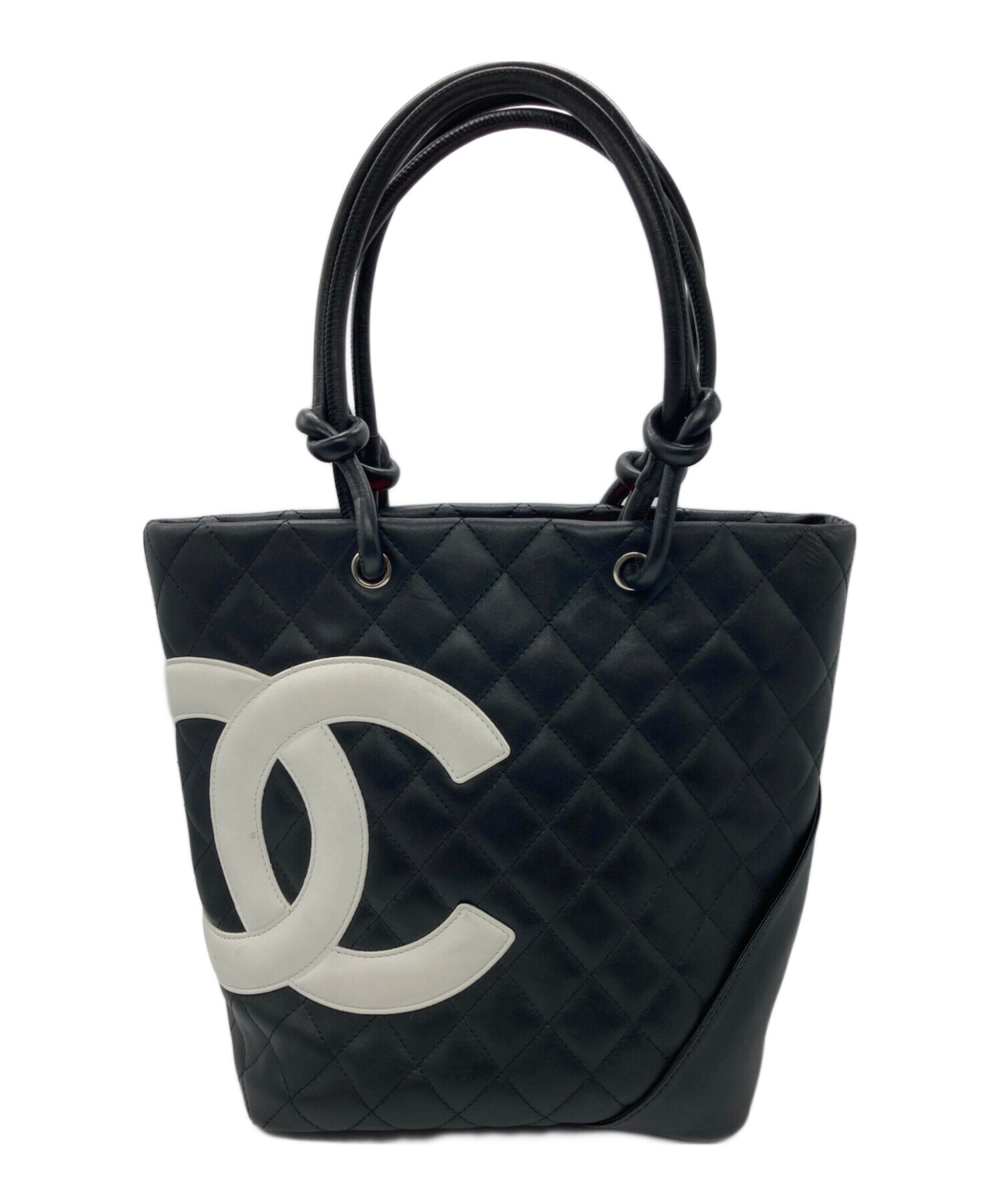 中古・古着通販】CHANEL (シャネル) カンボンライン トートバッグ ブラック｜ブランド・古着通販 トレファク公式【TREFAC  FASHION】スマホサイト