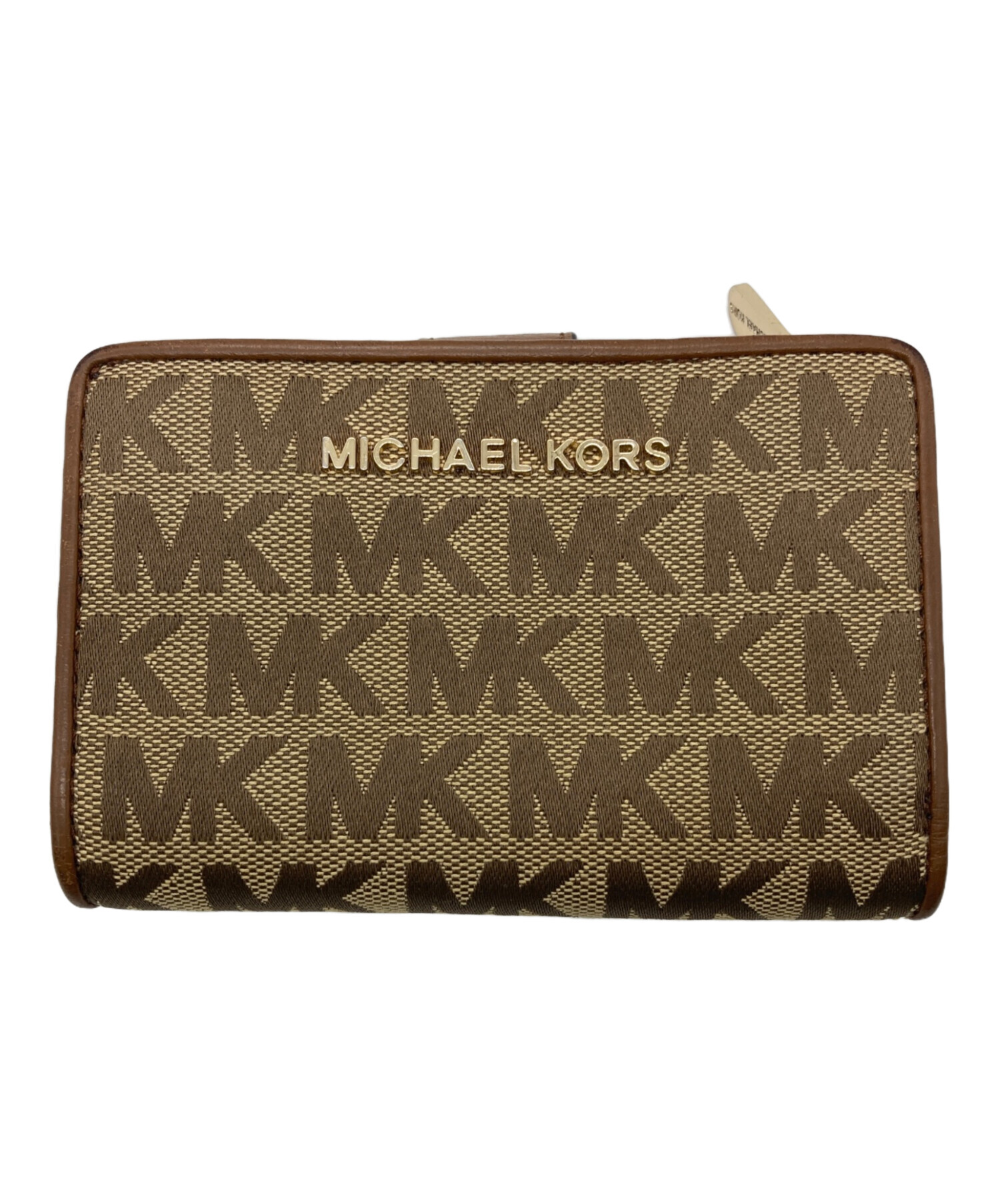 中古・古着通販】MICHAEL KORS (マイケルコース) 2つ折り財布 ベージュ｜ブランド・古着通販 トレファク公式【TREFAC  FASHION】スマホサイト