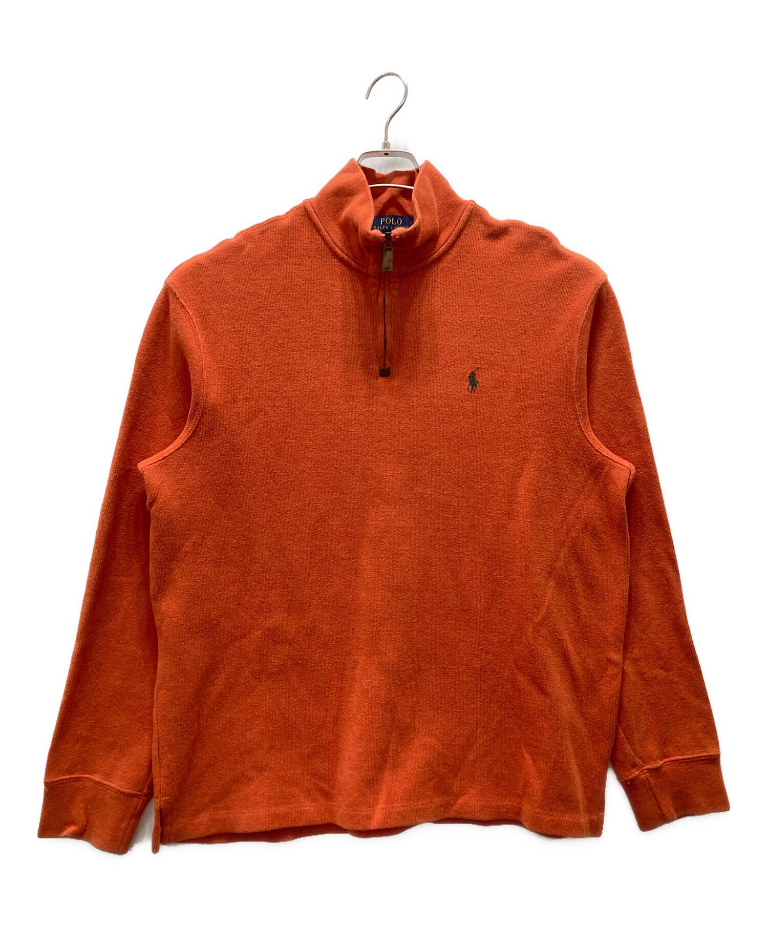 中古・古着通販】POLO RALPH LAUREN (ポロ・ラルフローレン) ハーフジップスウェット オレンジ サイズ:L｜ブランド・古着通販  トレファク公式【TREFAC FASHION】スマホサイト