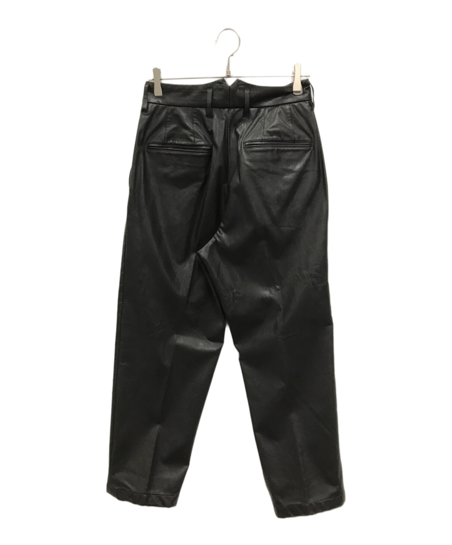 中古・古着通販】stein (シュタイン) EX WIDE TAPERED TROUSERS(イーエックス ワイド テーパード トラウザーズ)  ブラック サイズ:S｜ブランド・古着通販 トレファク公式【TREFAC FASHION】スマホサイト