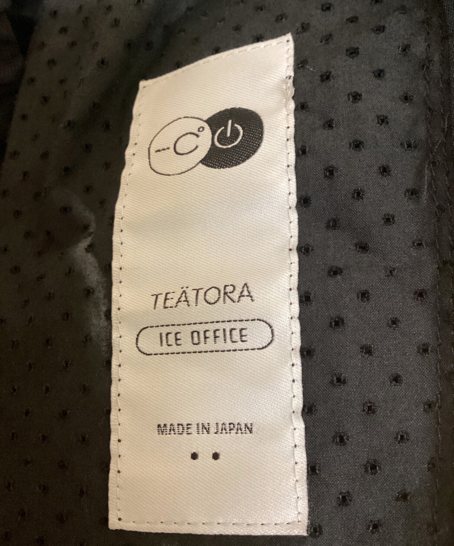 中古・古着通販】TEATORA (テアトラ) WALLET PANTS-ICE OFFICE- ブラック サイズ:2｜ブランド・古着通販  トレファク公式【TREFAC FASHION】スマホサイト