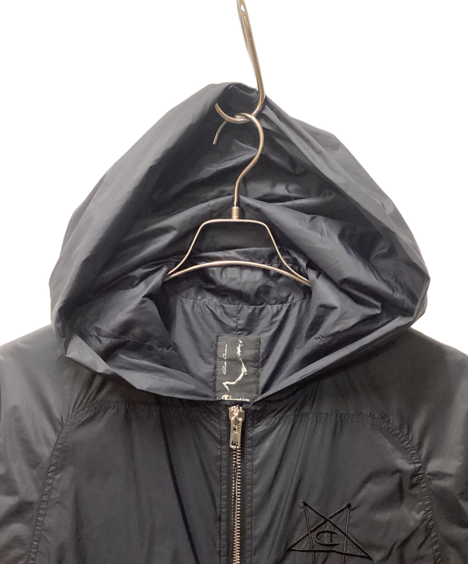 RICK OWENS (リックオウエンス) Champion (チャンピオン) JumboWindbreaker/ナイロンコート ネイビー サイズ:S