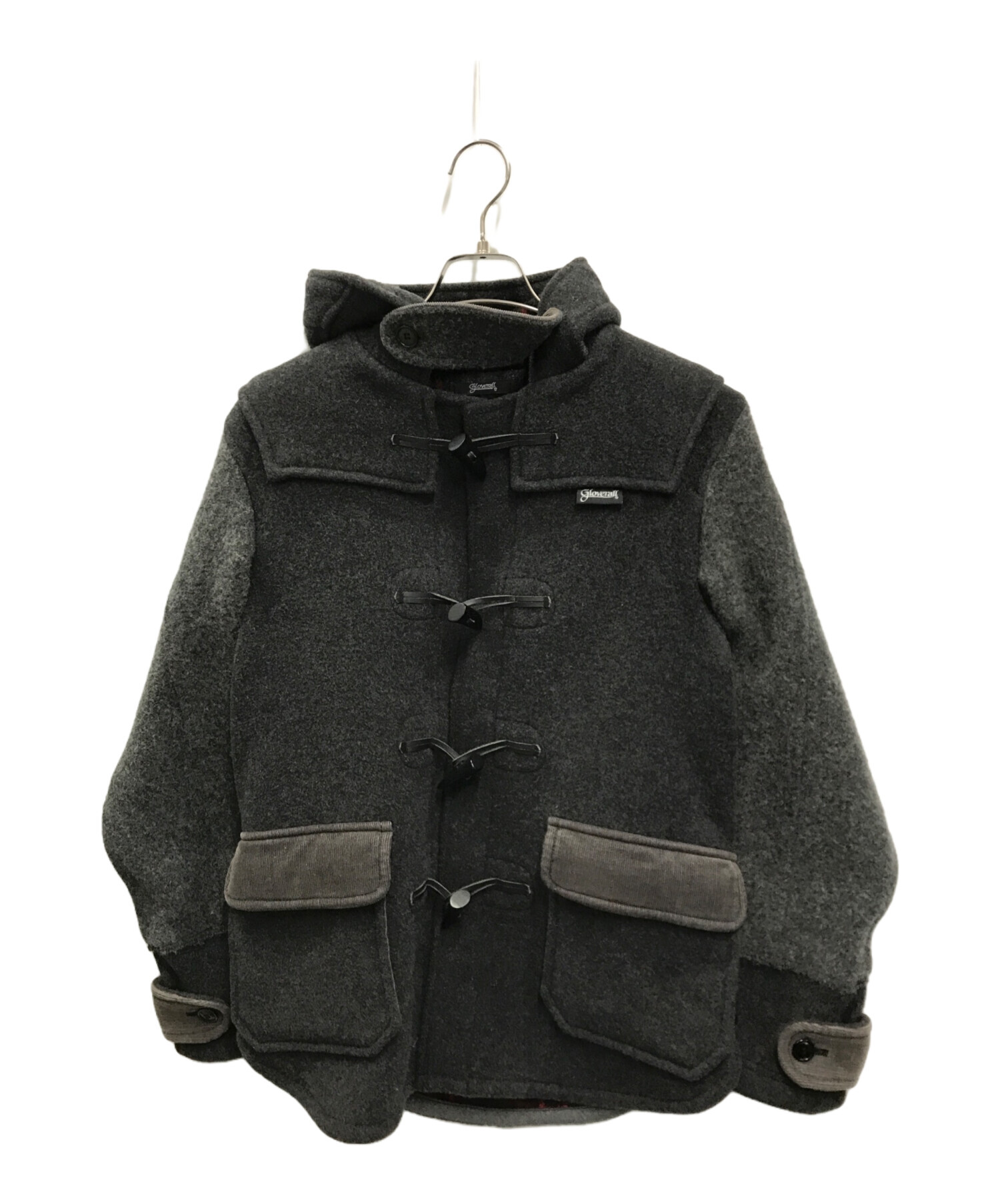 JUNYA WATANABE COMME des GARCONS ((ジュンヤワタナベ コムデギャルソン) GLOVER ALL (グローバーオール)  再構築ダッフルコート グレー サイズ:M