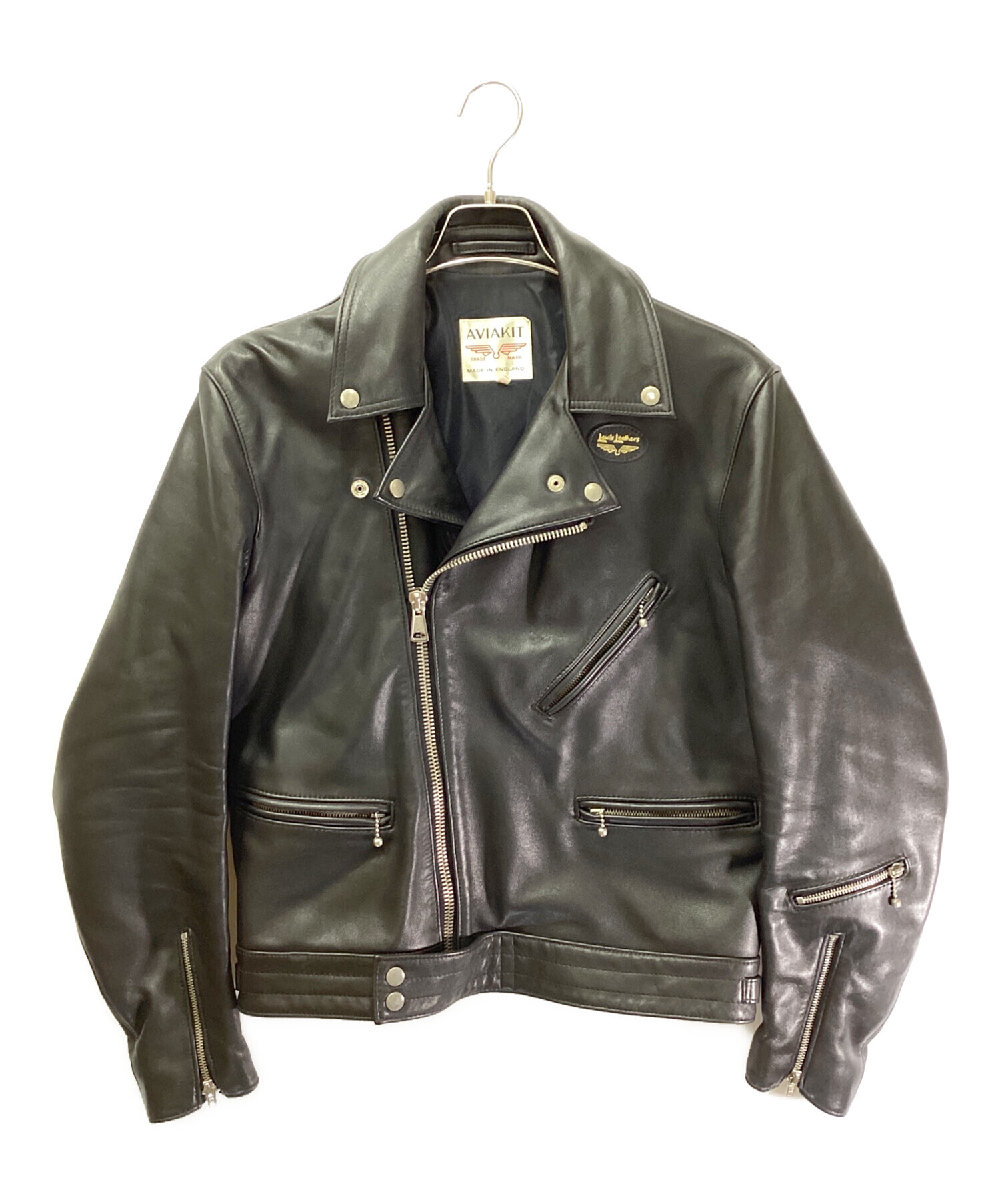 中古・古着通販】Lewis Leathers (ルイスレザース) No.441 CYCLONE REGULAR FIT/サイクロン ダブル ライダースジャケット ブラック サイズ:38｜ブランド・古着通販 トレファク公式【TREFAC FASHION】スマホサイト