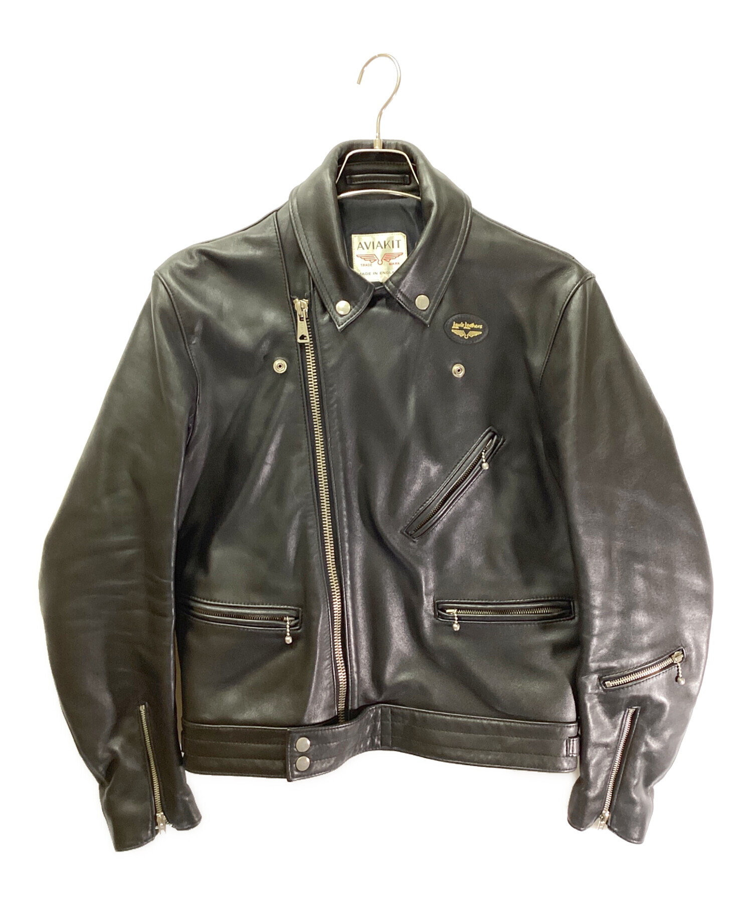 中古・古着通販】Lewis Leathers (ルイスレザース) No.441 CYCLONE REGULAR FIT/サイクロン  ダブルライダースジャケット ブラック サイズ:38｜ブランド・古着通販 トレファク公式【TREFAC FASHION】スマホサイト