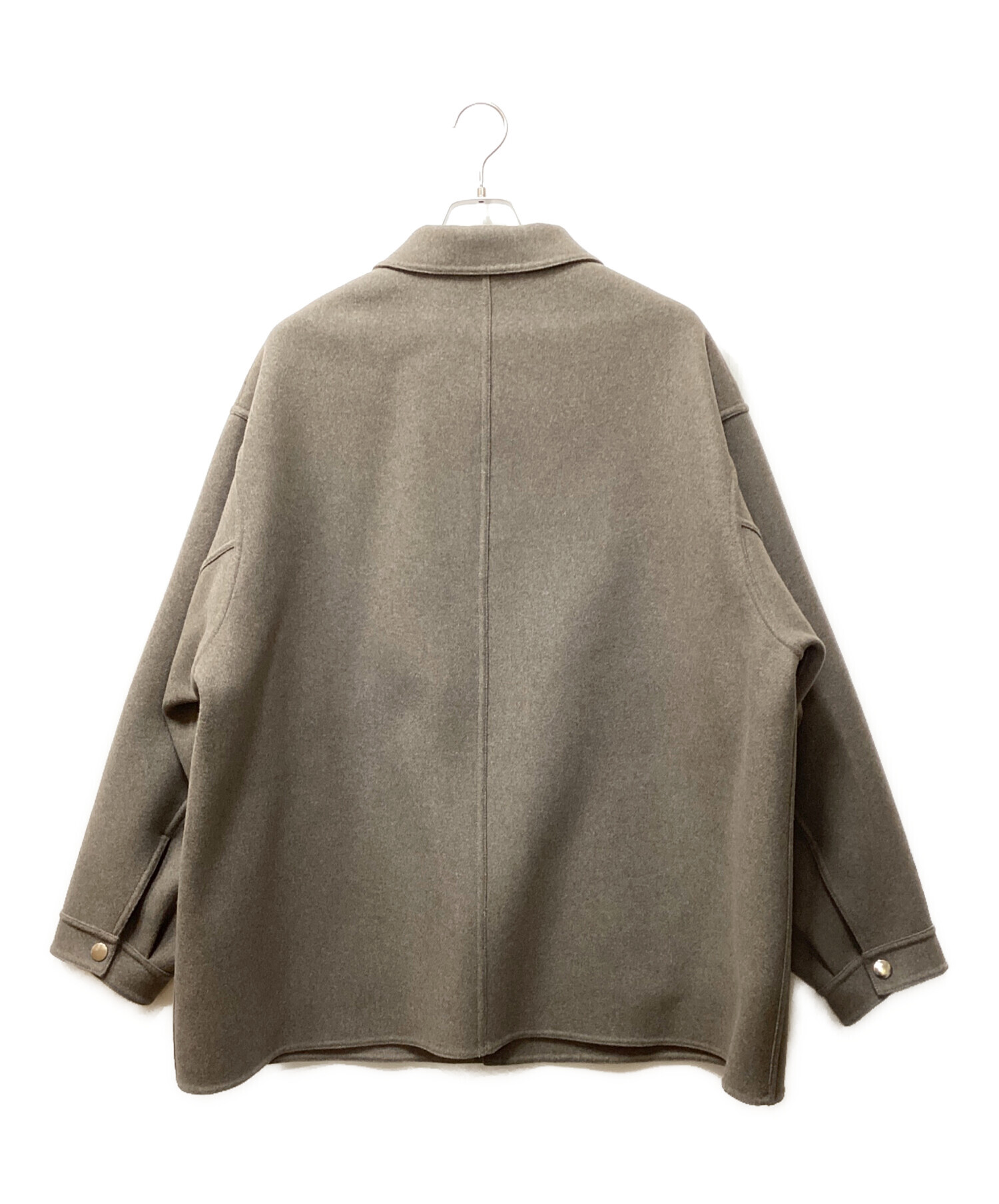 中古・古着通販】H BEAUTY&YOUTH (エイチ ビューティー&ユース) WOOL CASHMERE COVER ALL/ ウールカシミヤカバーオール グレー サイズ:L｜ブランド・古着通販 トレファク公式【TREFAC FASHION】スマホサイト