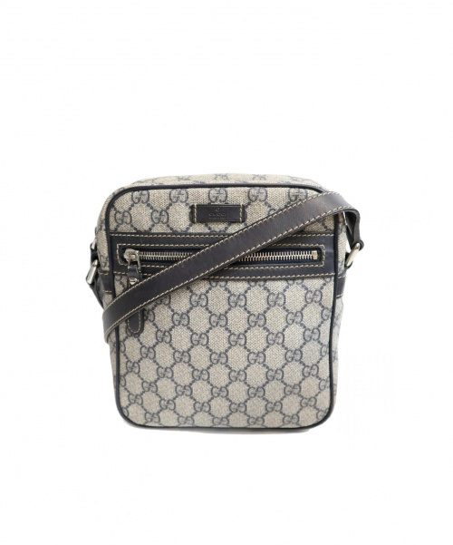 中古・古着通販】GUCCI (グッチ) ショルダーバッグ グレー GG 233268