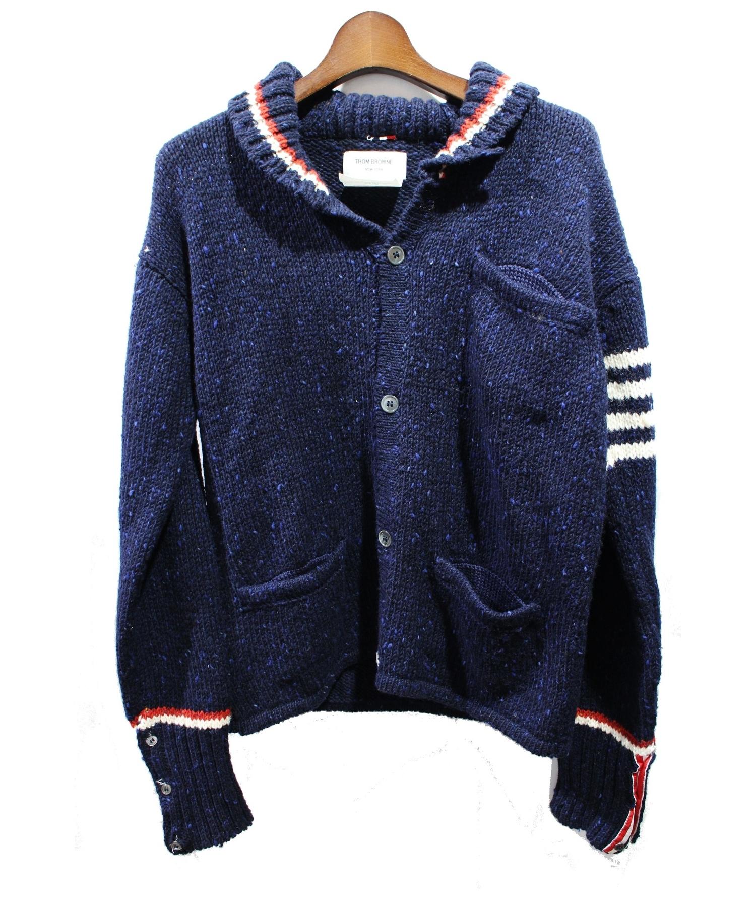 中古・古着通販】THOM BROWNE (トム ブラウン) ショールカラーニット