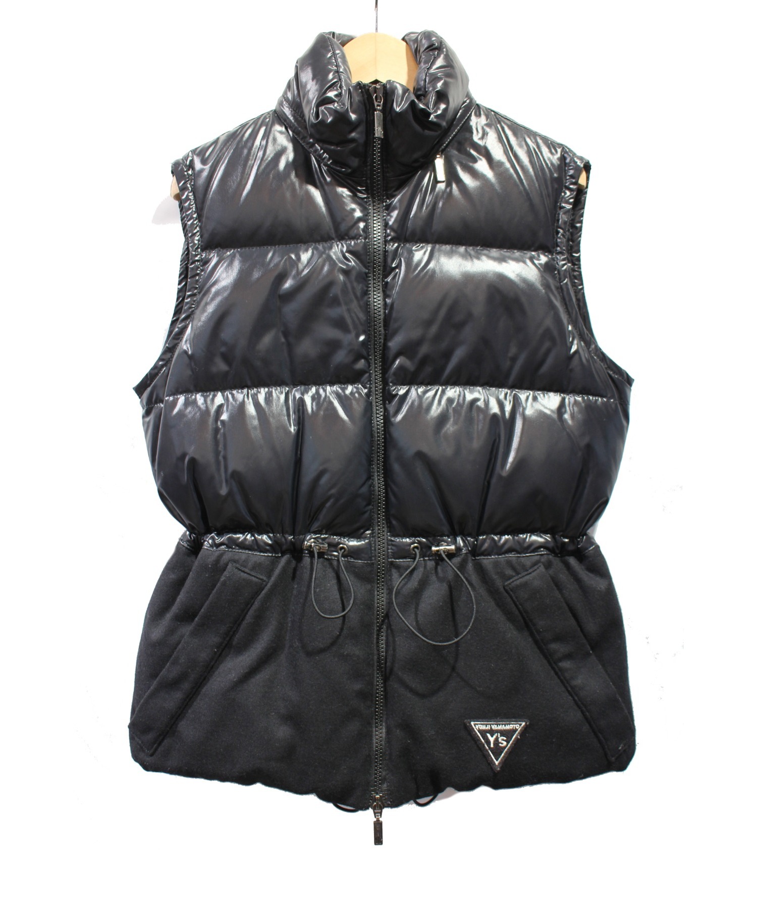 中古・古着通販】MONCLER (モンクレール) ×Y's ダウンベスト ブラック