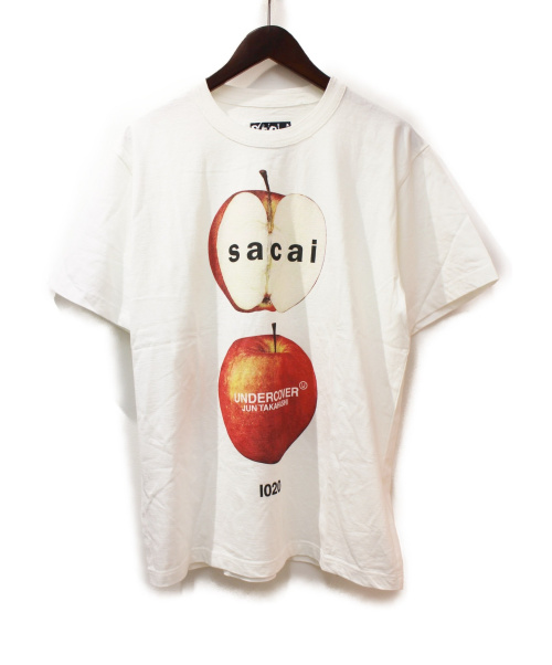 sacai 2022SS 即完売 ホワイトTシャツ ペイズリー サイズ２(M)