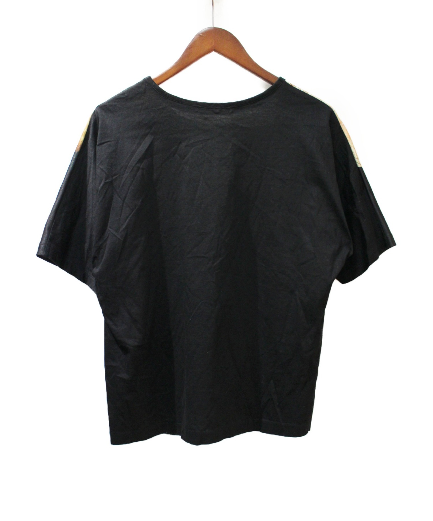 ISSEY MIYAKE MEN (イッセイミヤケメン) フォトグラフィックTシャツ ブラック サイズ:1