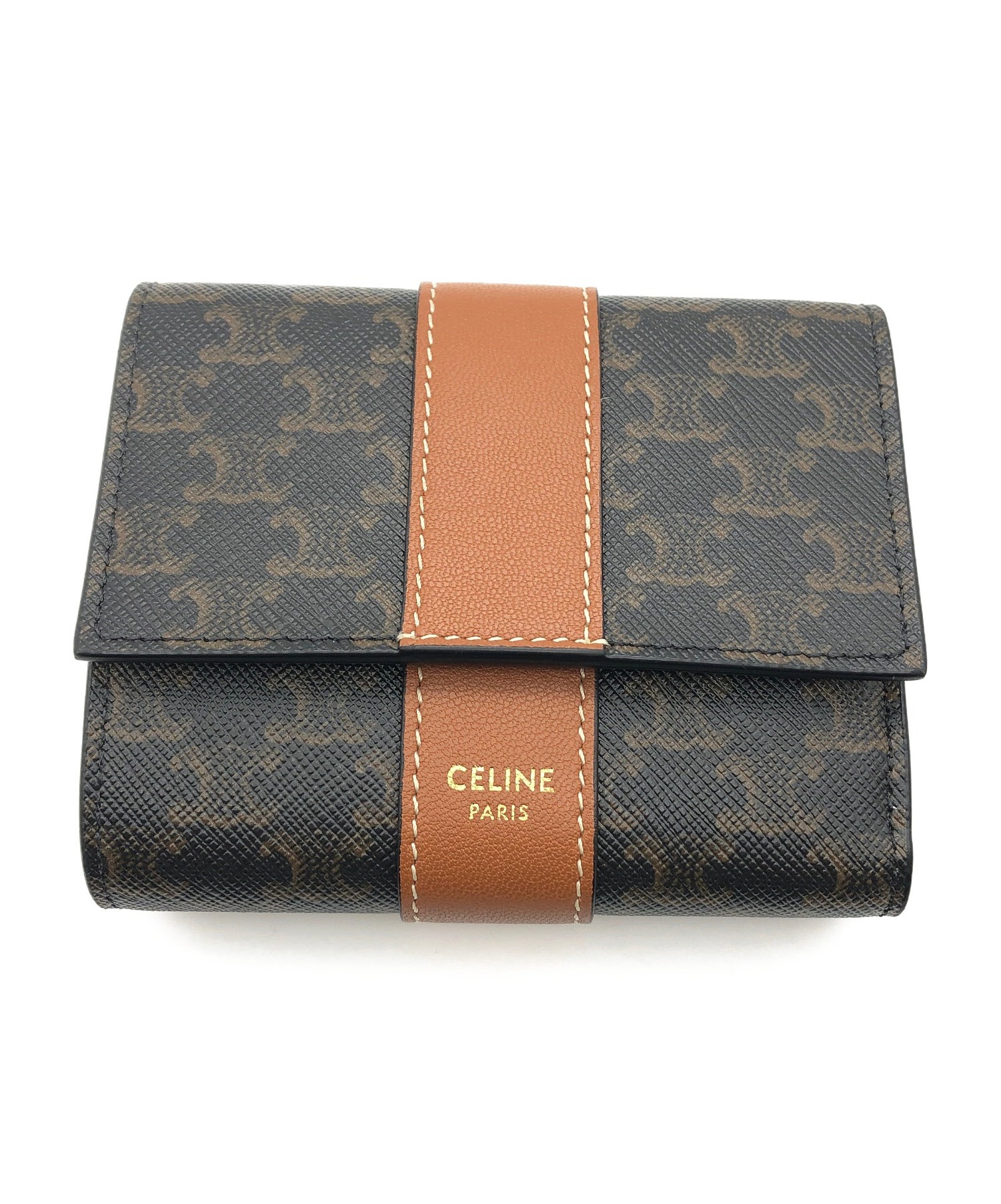 中古・古着通販】CELINE (セリーヌ) スモールトリフォールドウォレット 