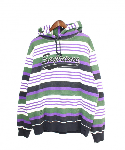 【中古・古着通販】Supreme (シュプリーム) 18SS Striped Hooded