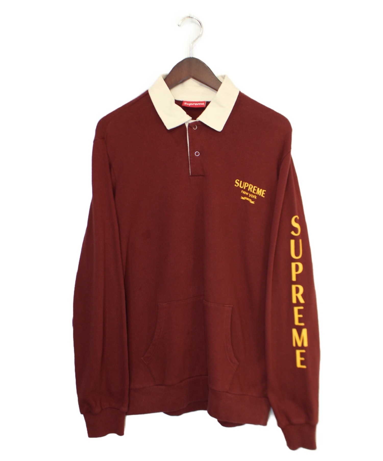 中古・古着通販】Supreme (シュプリーム) ラガーシャツ ブラウン