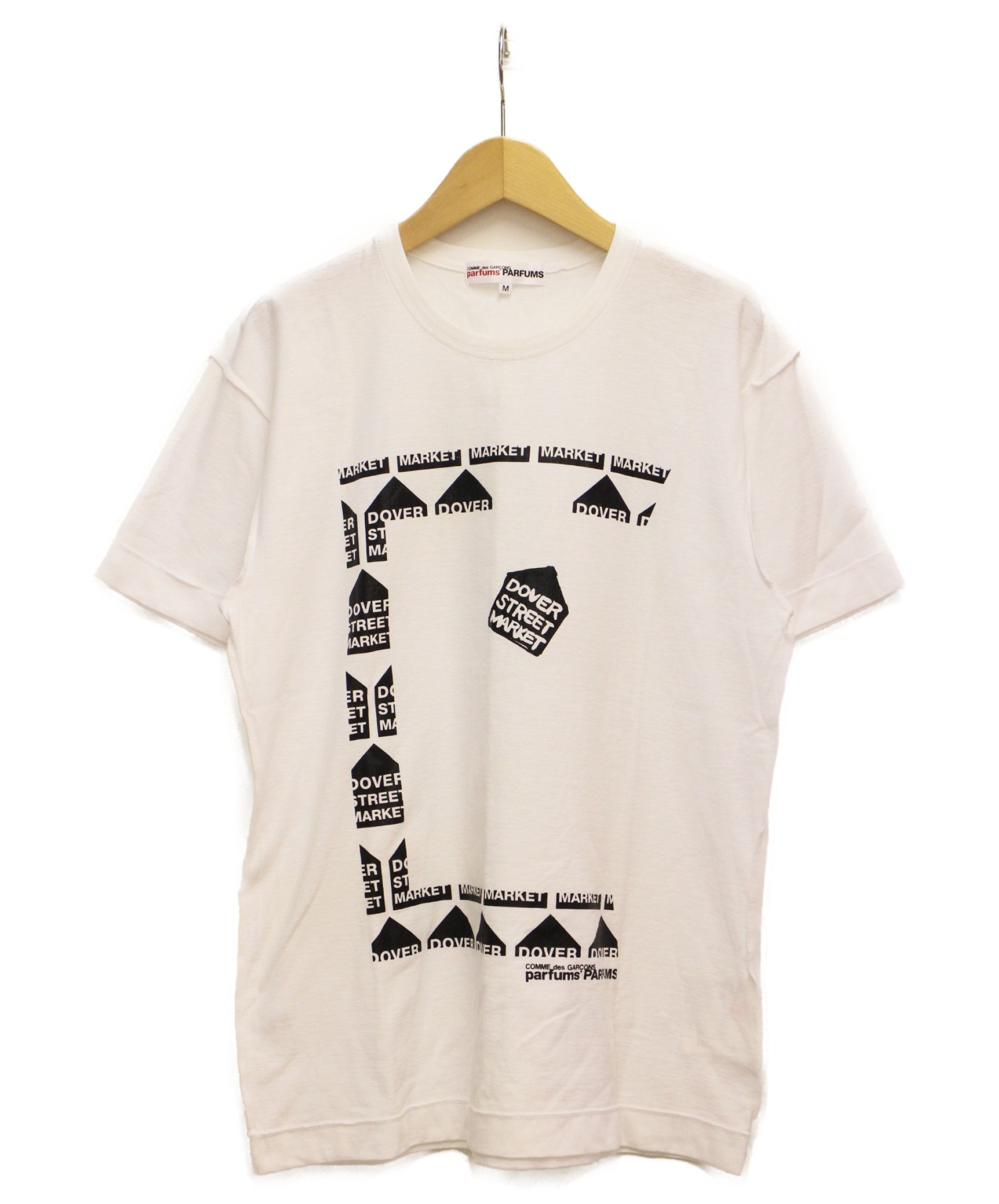 COMME des GARCONS PARFUMS (コムデギャルソン パルファム) プリントTシャツ ホワイト サイズ:M
