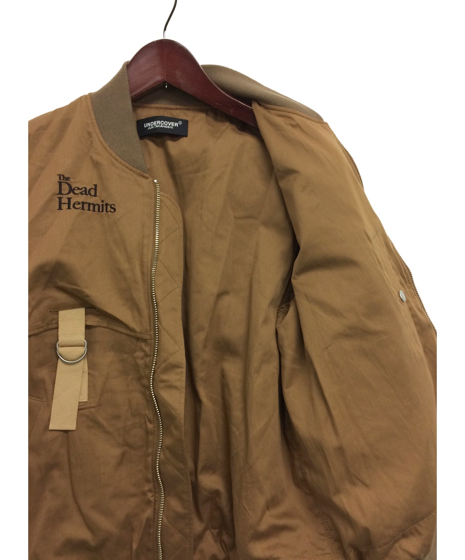 UNDERCOVER (アンダーカバー) 19SS DEAD HERMITS ボンバージャケット ブラウン サイズ:3 DEAD HERMITS