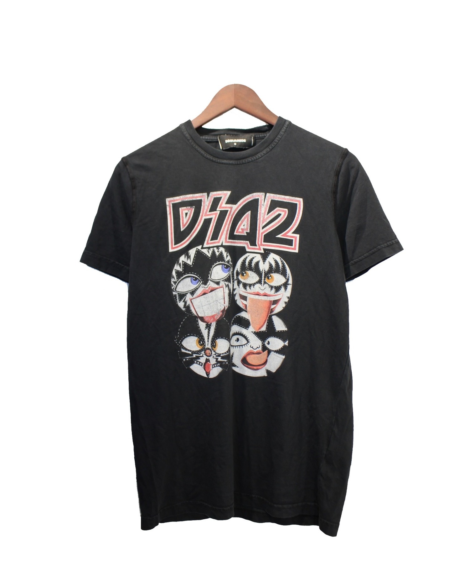 DSQUARED2 (ディースクエアード) Tシャツ ブラック サイズ:M
