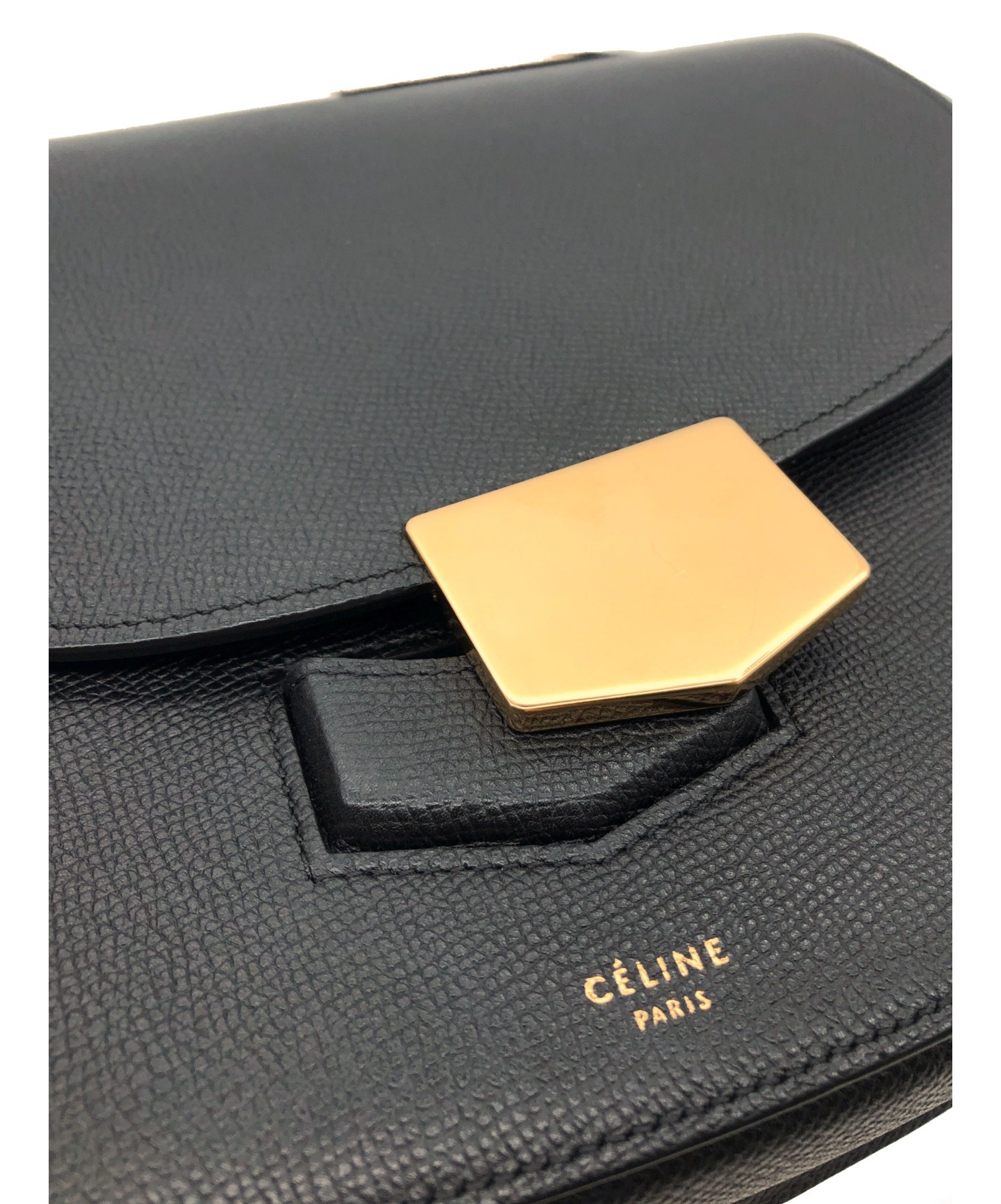 CELINE (セリーヌ) トロッター ブラック サイズ:ミディアム