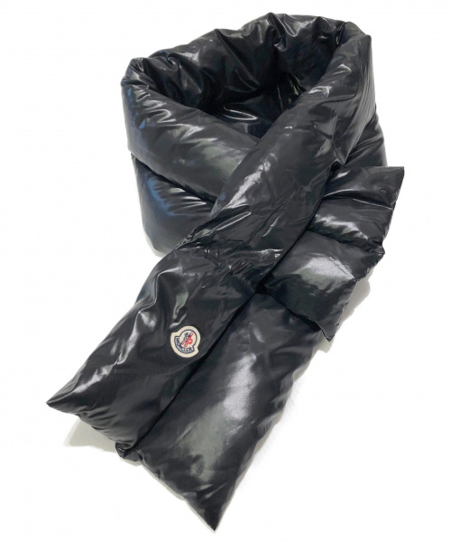 中古・古着通販】MONCLER (モンクレール) ダウンマフラー ブラック