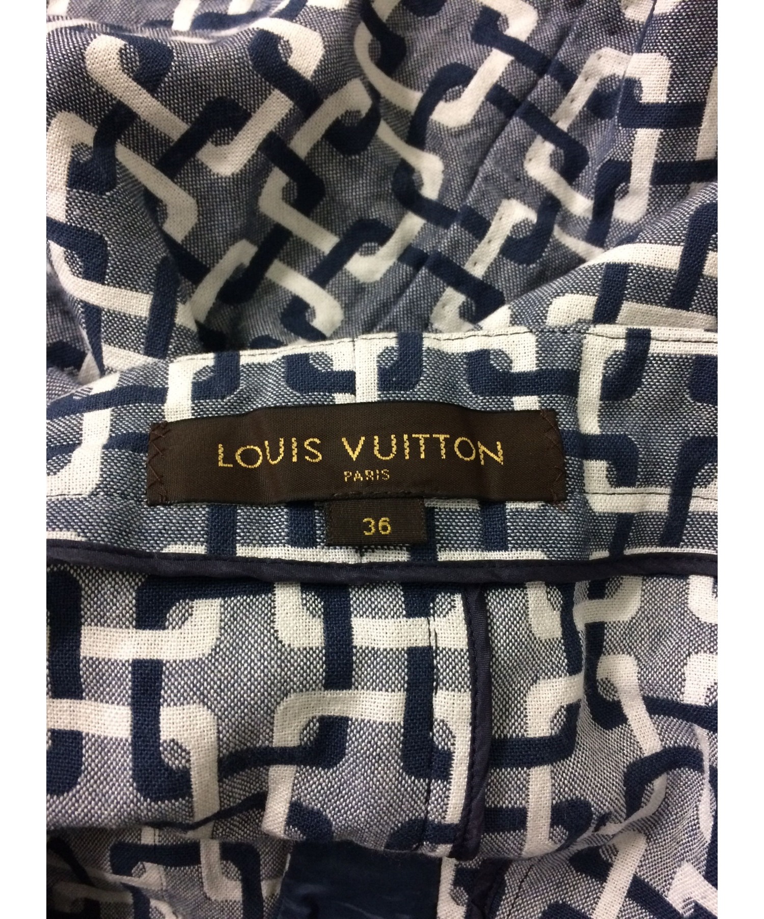 中古・古着通販】LOUIS VUITTON (ルイヴィトン) タイトスカート ブルー