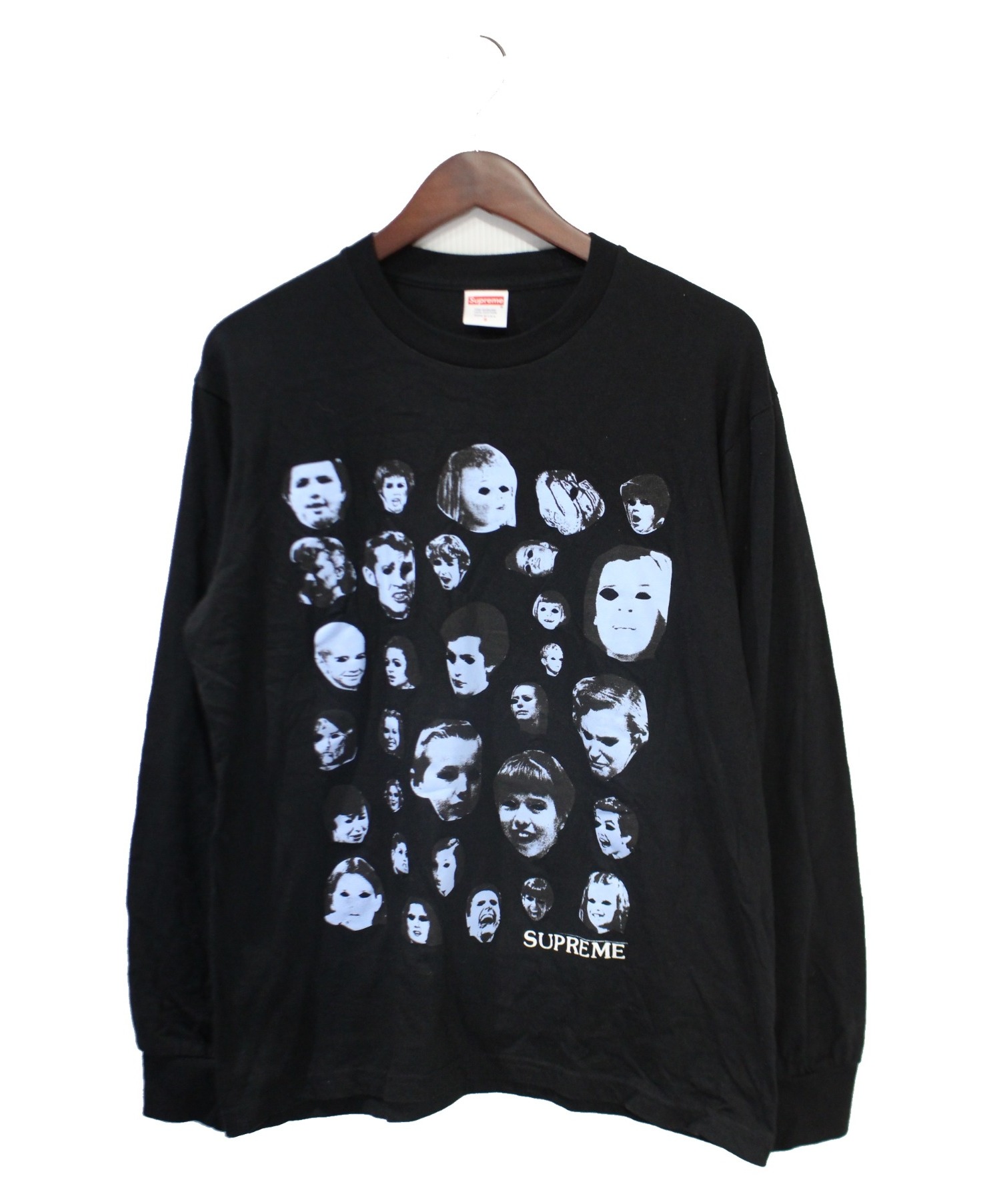 Supreme (シュプリーム) 19AW Faces L/S Tee ブラック サイズ:S