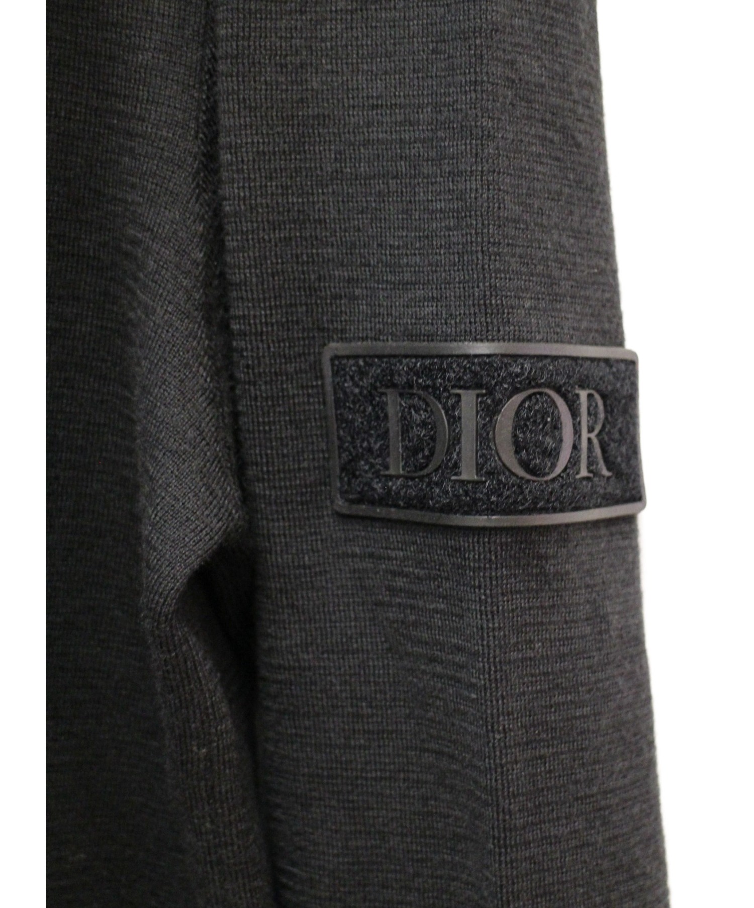 Dior Homme (ディオールオム) 19AW ロゴパッチセーター ブラック サイズ:L