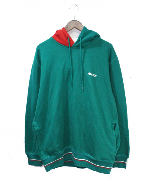 【中古・古着通販】PALACE (パレス) FLAGIN HOOD グリーン